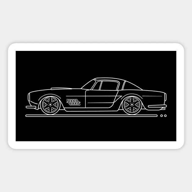 vintage racing 410 w Magnet by garistipis